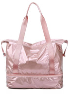 Waterproof Travel Bag Large Pink Lightweight Fiber Zipper Handbag f69c7d6b21c145998a5ca8d445f2f0dc-Max-Origin Trendsi