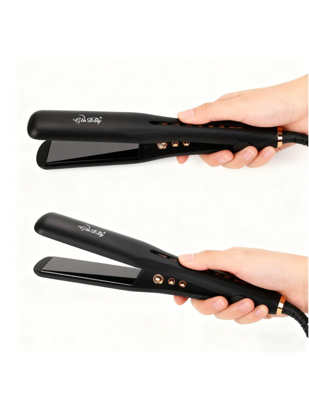 Adjustable Temperature Hair Straightener with Anti-Scald Feature, ABS Material, Single Piece