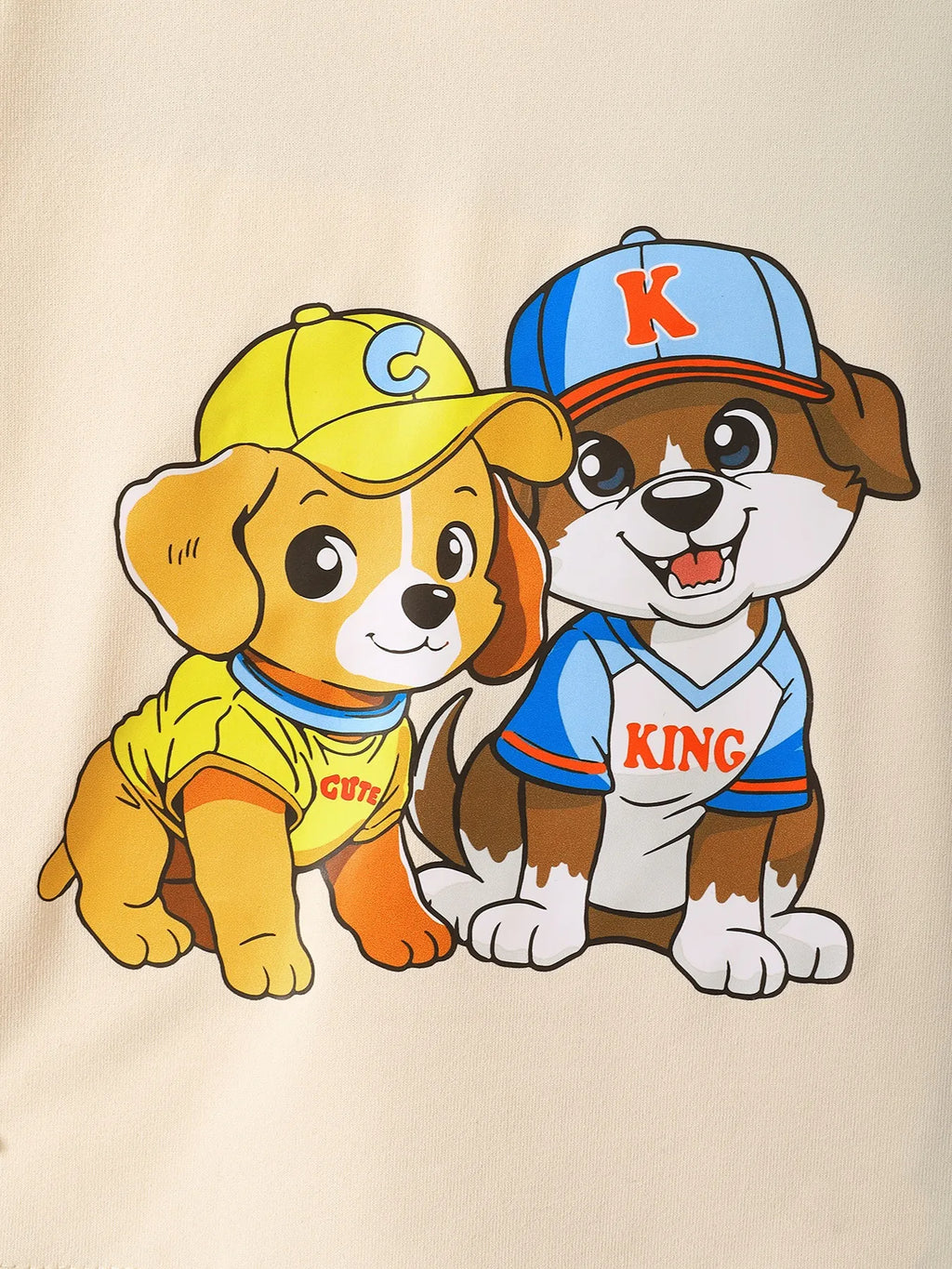 Baby Boy Set Pastel Yellow Dog Short Sleeve Hoodie and Shorts for Children f70da1d9-1efe-4543-aff7-f56994e70ad5-Max-Origin Trendsi