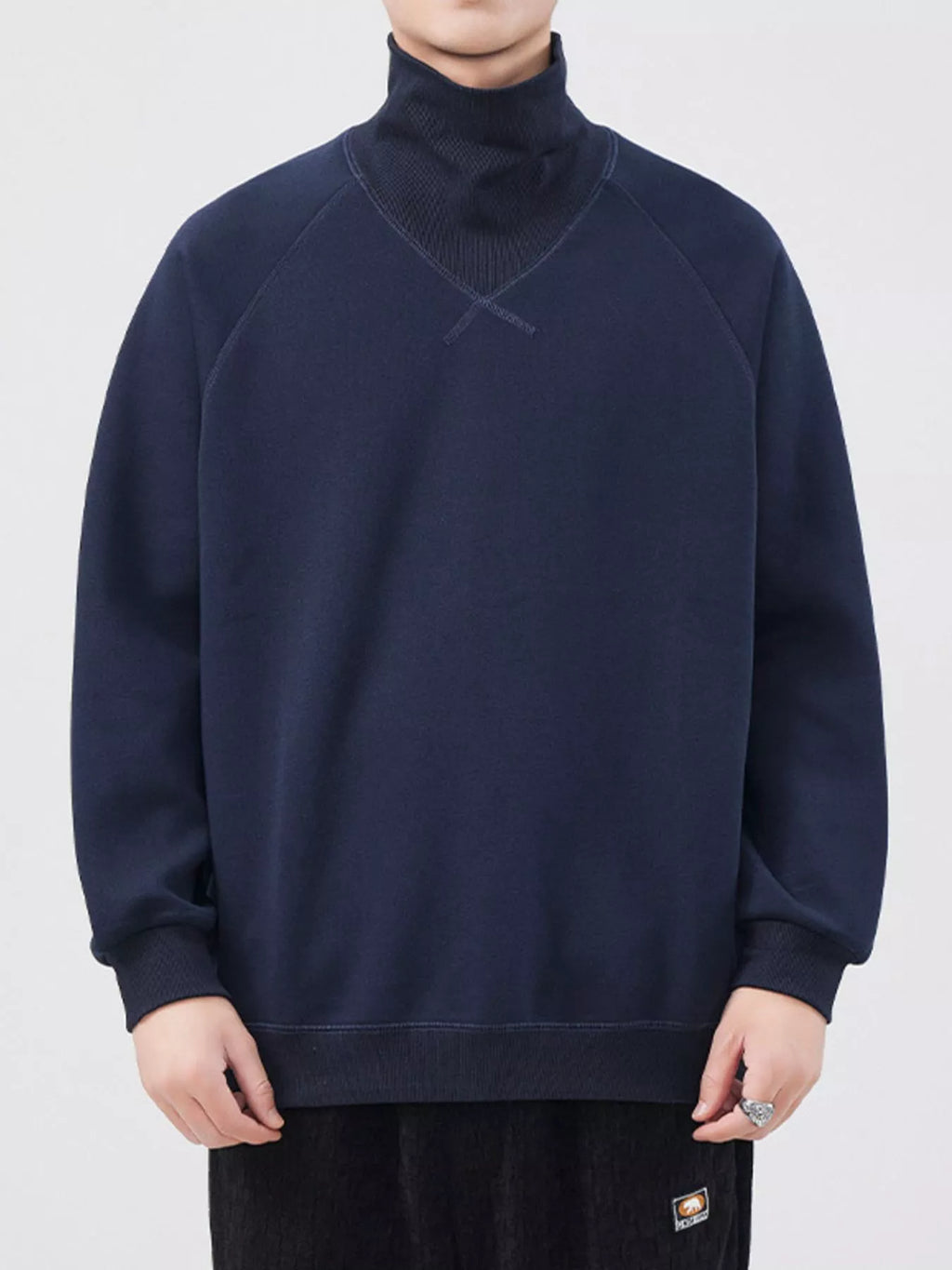 Men's Cotton Sweatshirt Turtleneck Long Sleeve Oversized Pullover f7339ecf-b75d-436b-81ab-4141a3e49ef1-Max-Origin Trendsi