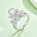 Silver Ring 1 Carat Moissanite 925 Sterling Zircon Colorful Stone Jewelry White f773cc7c-ccbc-4d93-aee7-2a9d8303e33d-Max-Origin Trendsi