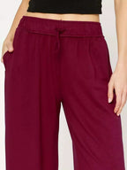 Umgee Womens Jogger Pants Elastic Drawstring Waistband Wide Leg Pants f8134f6b-eea6-45d5-aa67-8ec8c722bb63-Max-Origin Trendsi
