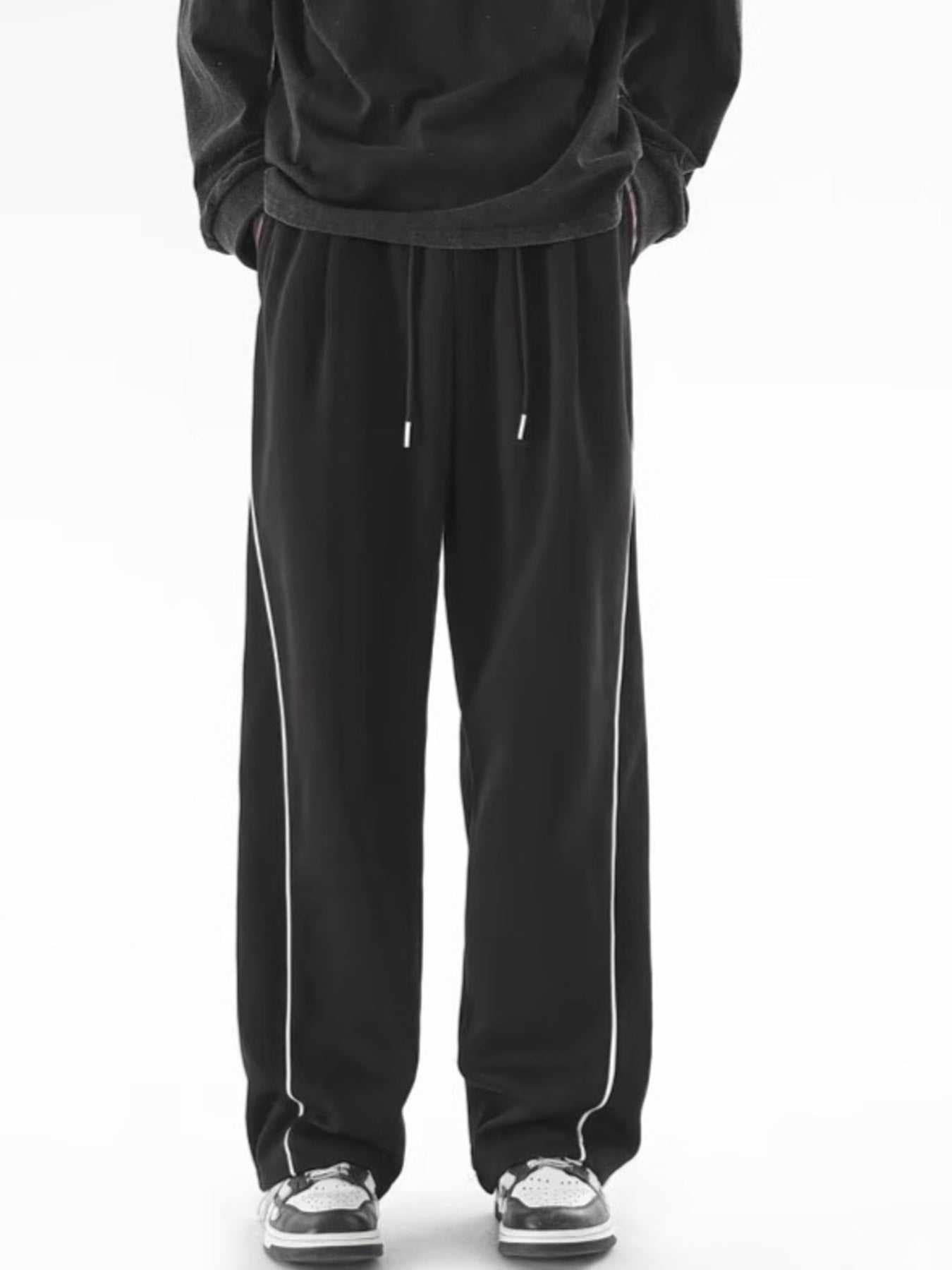 Men's Plus Size Relaxed Fit Side Stripe Pants