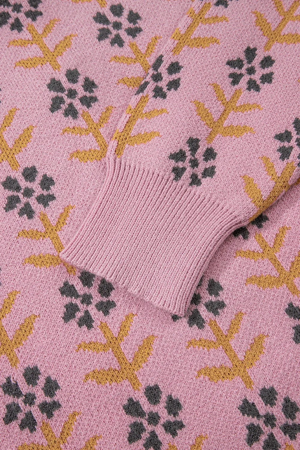 Women's Knit Cardigan Floral Button-Up Long Sleeve Knitwear f8cecb76-222f-4aaa-bdde-b50c8e0521e8-Max-Origin Trendsi