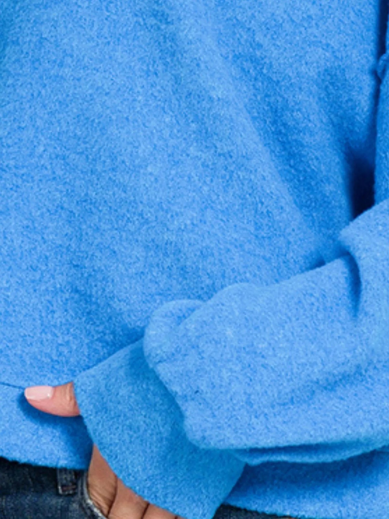 Zenana Cropped Sweater Ocean Blue Womens Brushed Melange Hacci Top f90539b8-ae5b-427e-89dd-565a7d529ec3-Max-Origin Trendsi