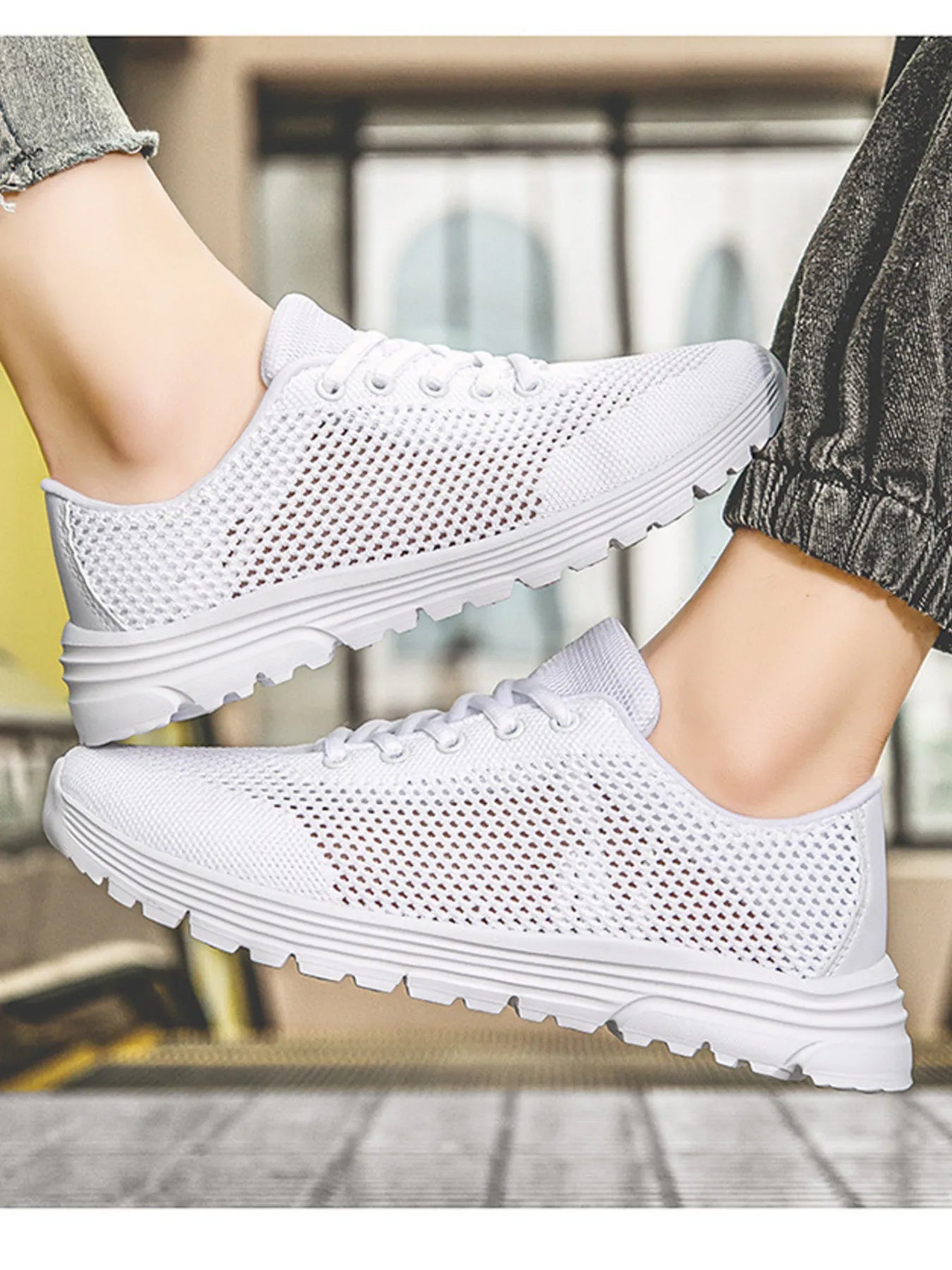 Women's Athletic Sneakers Mesh Breathable Lightweight Rubber Shoes f908c043139443f398f70fe4766b807e-Max-Origin Trendsi