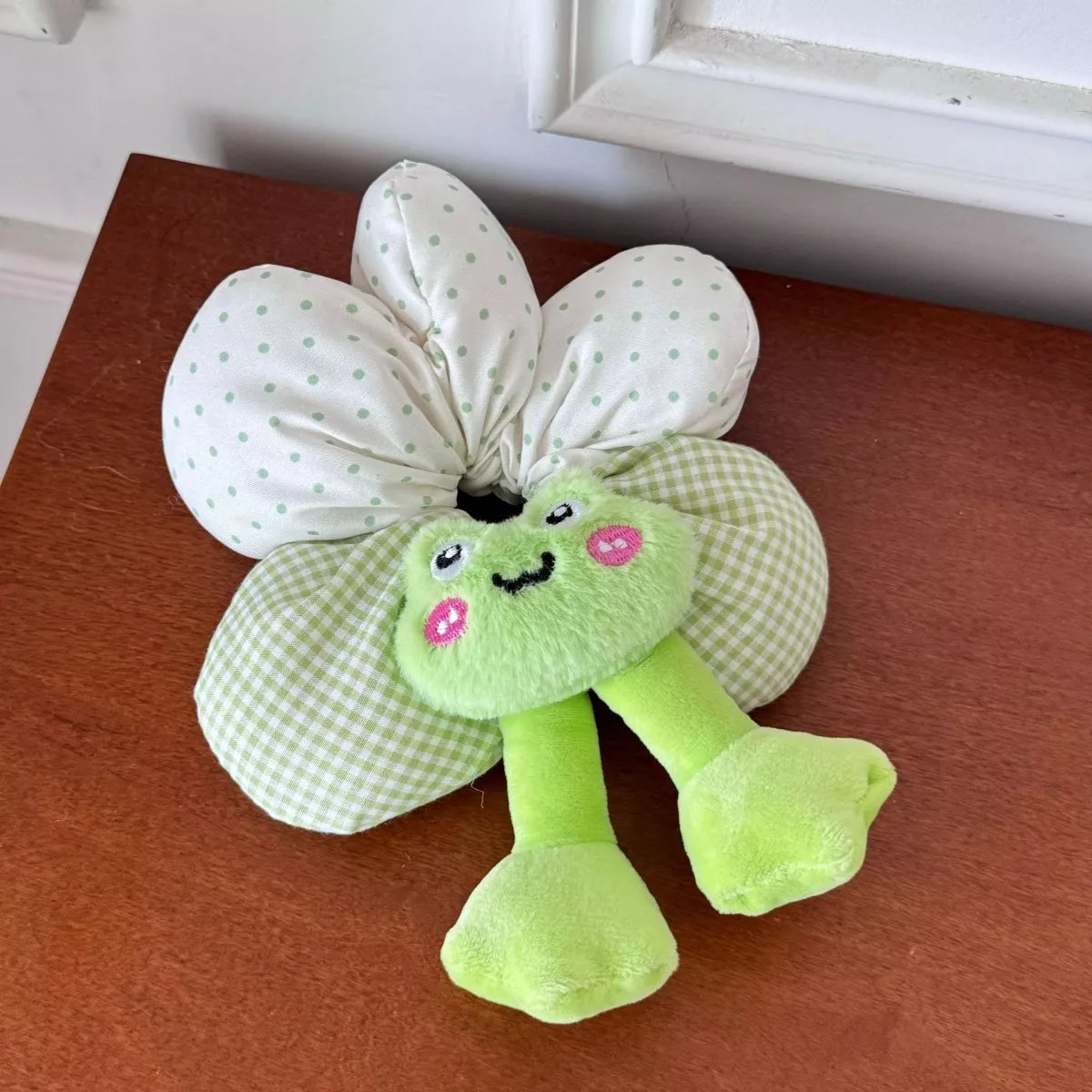 Hair Scrunchy Printed Animal Shaped Cute Accessories Neon Green One Size f91dc92c-e977-47cf-a8d6-6ee18d2ac557-Max-Origin Trendsi