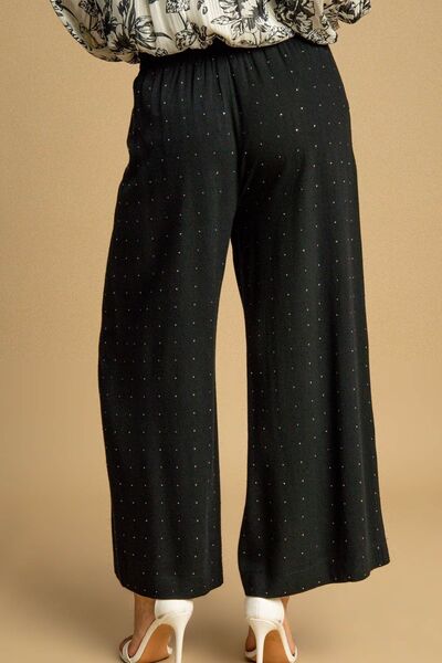 Umgee Linen Pants Black Rhinestone Embellished High Waisted Plus Sizes f9856c2c-fab8-4914-a8c6-c3916bb9a43d-Min Trendsi