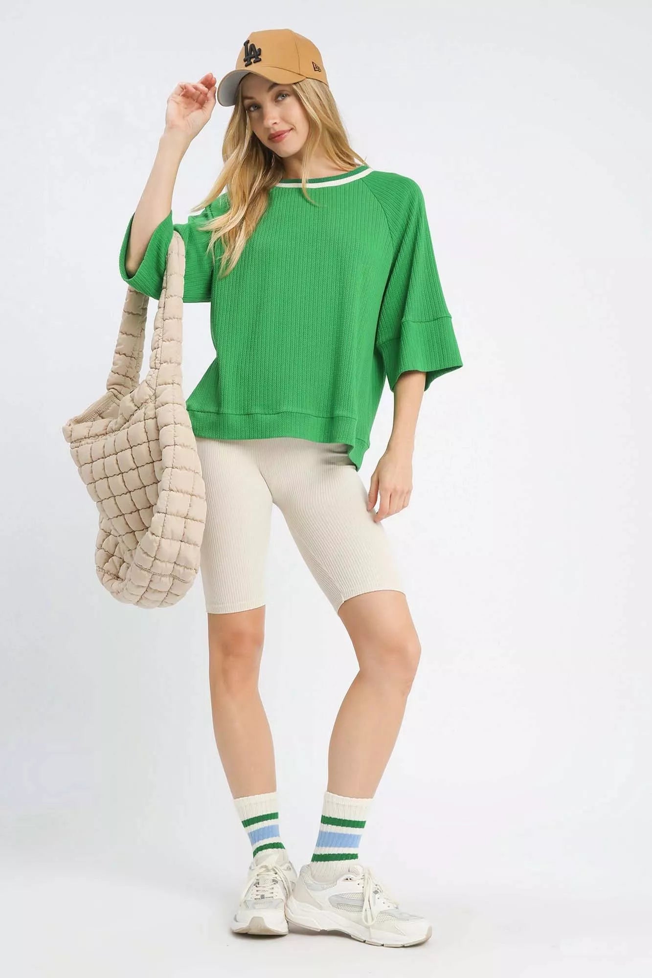 Umgee Ribbed Knit Top with Contrast Trim f9a63739-1c88-45be-bed6-6b4f5f711a54-Max-Origin Trendsi