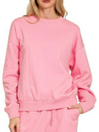 Zenana Fleece Activewear Set Sweatpants Long Sleeve Top and Pants Dark Pink f9d8e709-dcee-41b8-96e0-fa10a8454e7f-Max-Origin Trendsi