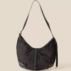 Fame Accessories Women's Hobo Shoulder Bag Braided Tassel Detail Medium BK One Size f9ee1ba3aa5747029346511866804506-Max-Origin Trendsi
