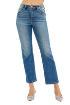 RISEN Women's Jeans Tummy Control High Rise Crop Straight Denim Pants MEDIUM faeae4171d0148b99e553561e1c81c42-Max-Origin Trendsi