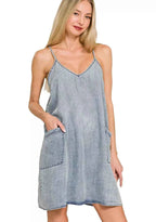 Zenana Enzyme Stone Washed Lyocell Mini Dress LIGHT fb5bc41a85a743ca8edb3308162c24d9-Max-Origin Trendsi