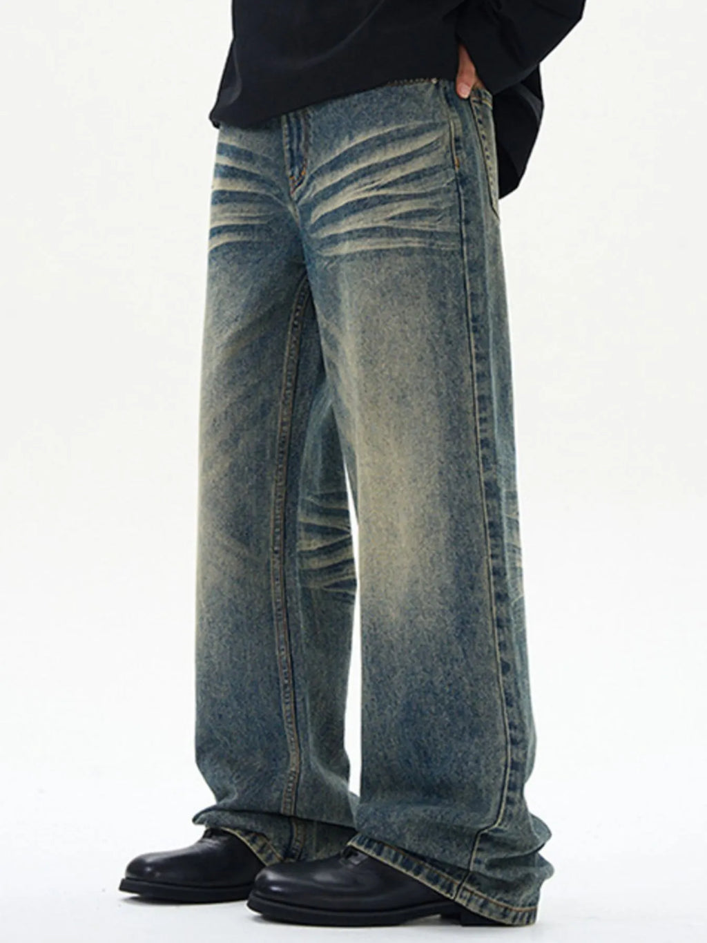 Men's Wide Leg Jeans Vintage Blue Washed Relaxed Fit Denim Pants Vintage Blue fbea3cad-d91f-4af7-94ef-fe8798b29c98-Max-Origin Trendsi