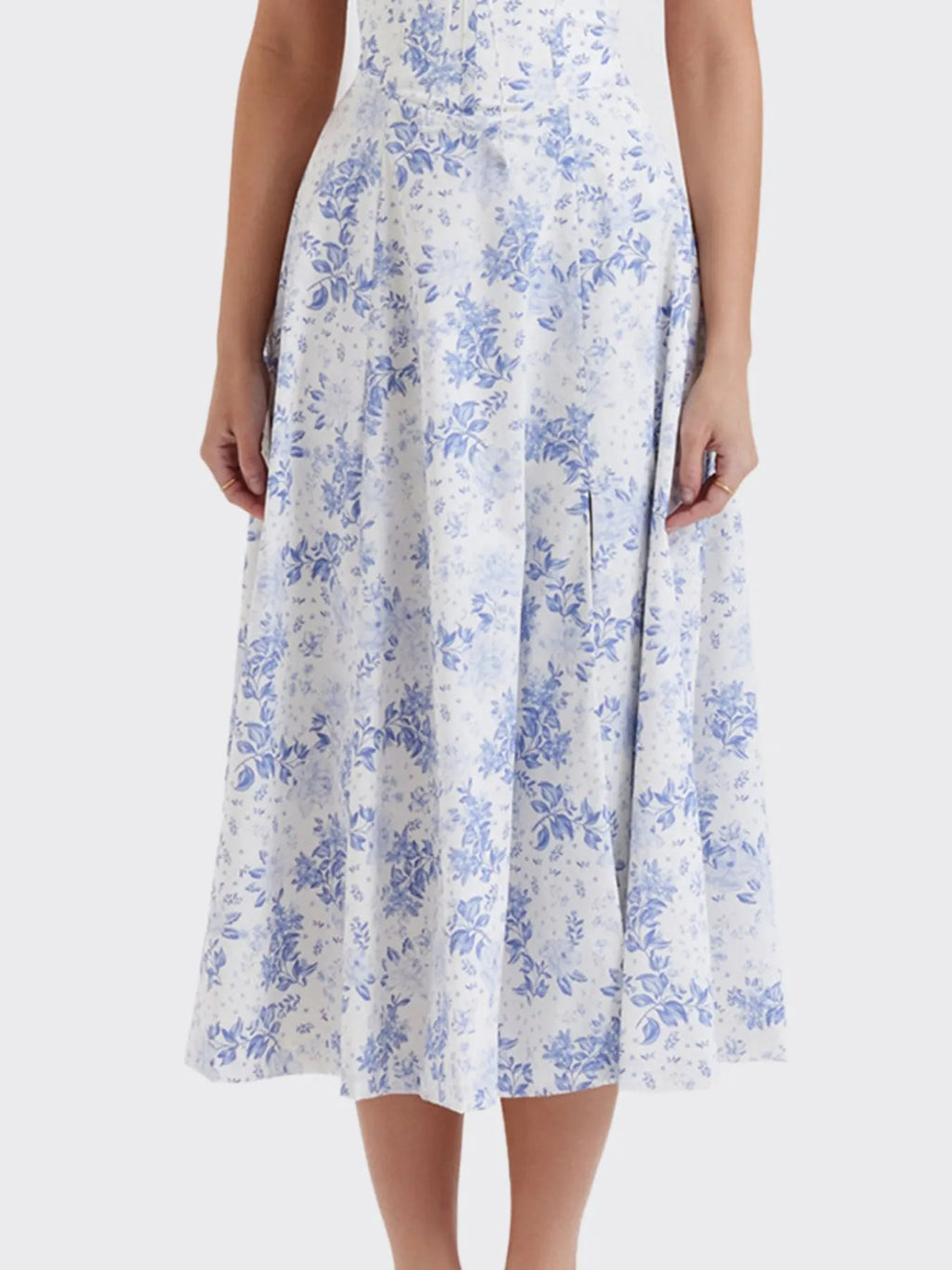 Midi Cami Dress Side Slit Sweetheart Tied Neck Floral with Straps S-3XL fc075c7e-eb79-480a-a767-58f93236f247-Max-Origin Trendsi