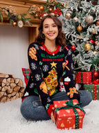 Christmas Sweater Tree Element Round Neck Long Sleeve Soft Pullover fc28f587-4e2c-4bbc-b556-e3e7dcab82cc-Max Trendsi