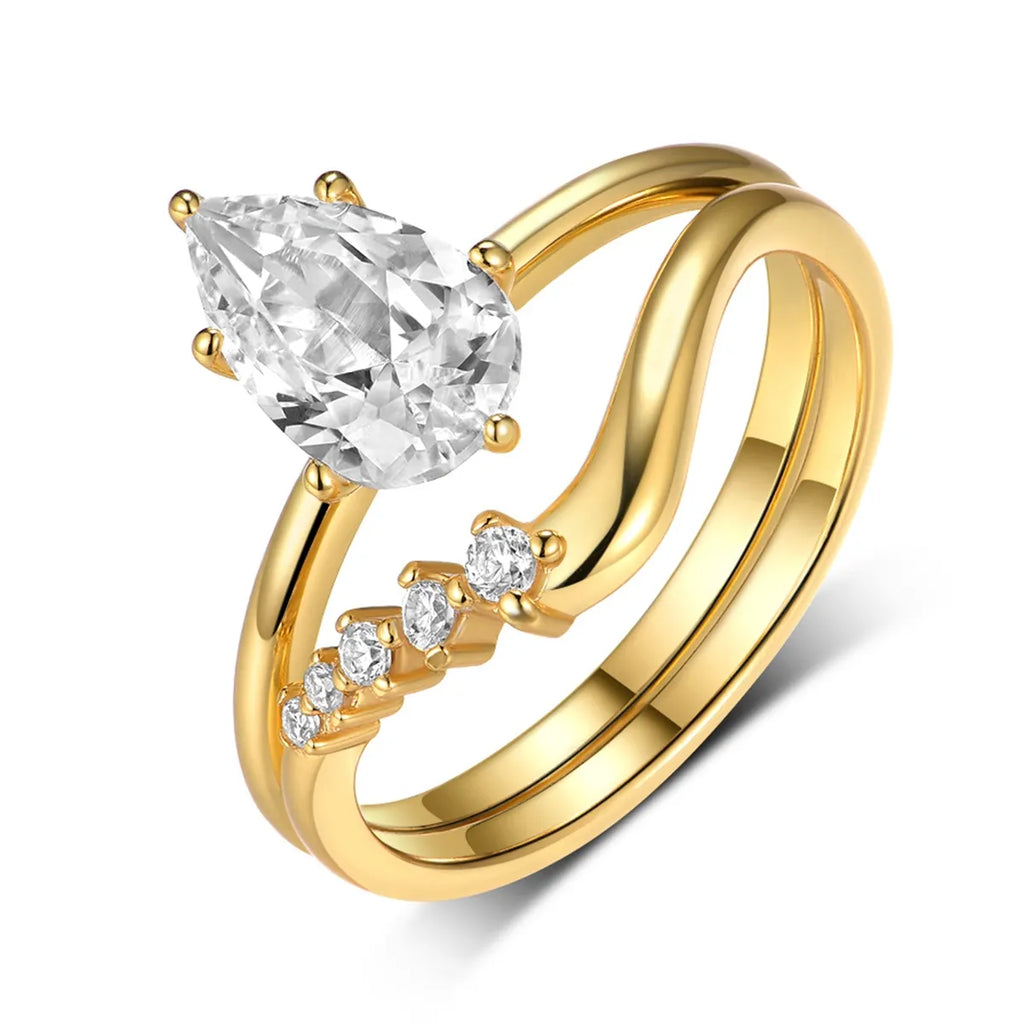 18K Gold-Plated Ring 2pcs Set 1.5 Carat Moissanite Teardrop Zircon Jewelry fccb0fb2-1011-4caa-8b82-a35d12d75f52-Max-Origin Trendsi