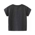 Children's Space-Themed Short Sleeve T-Shirt fd04c118-7085-488a-a001-1d111d3165ce-Max-Origin Trendsi