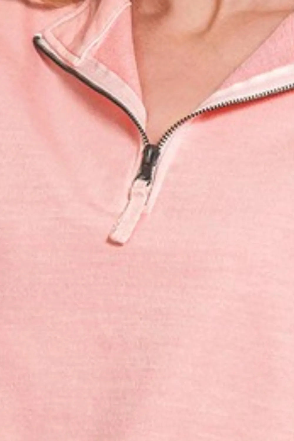 Zenana Sweatshirt French Terry Pigment Dye & Enzyme Washing Half Zip Top fd9b0d8e-2b44-4a8a-a7e4-6fd14c9eac13-Max-Origin Trendsi