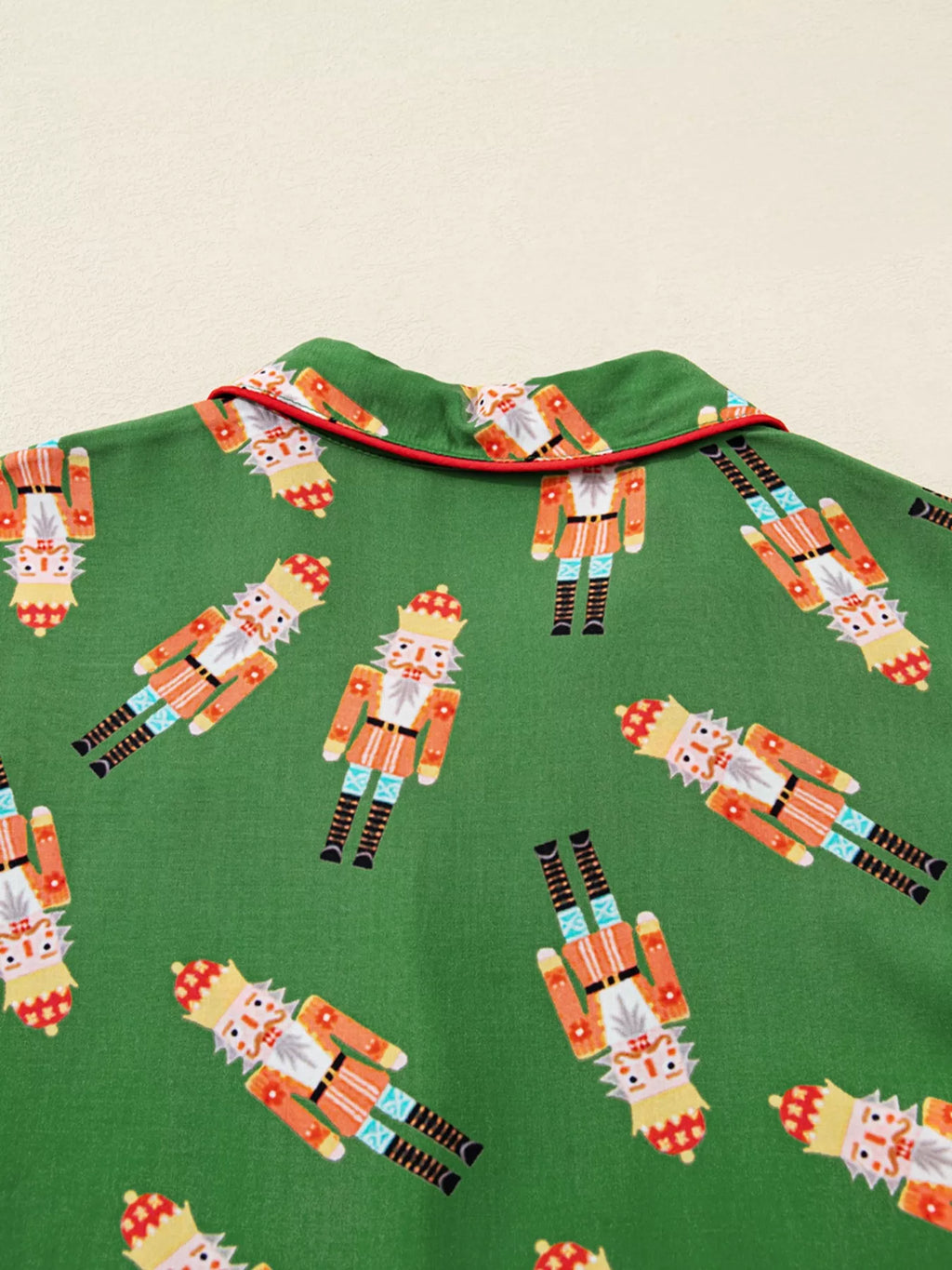 Womens Christmas Lounge Set Nutcracker Button Up Top and Shorts fe4598f7-b4af-4bcc-90f5-3524431277e7-Max-Origin Trendsi