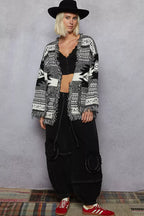 POL Open Front Geometric Print Cardigan with Fringe Detail ff1e1dee-02e8-4aee-bd44-67245ab45901-Max-Origin Trendsi