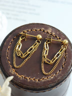 Chain Earrings Titanium Steel Double Tassel 18K gold-plated Gold Silver ff4f1be6-cb8a-4aec-9dca-aa6dc49ed11d-Max Trendsi