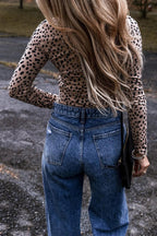 Bodysuit Leopard Animal Print Scoop Neck Long Sleeve ff7197da-47f1-4a05-ae93-fc7d39ee58a0-Max Trendsi