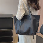 Women Large Capacity Tote Bag Casual Oxford Soft Shoulder Shopper Handbag Fashion